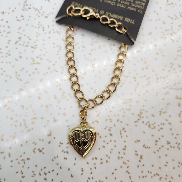 BFD-Vintage Korea Locket Charm Bracelet - Picture 1 of 6